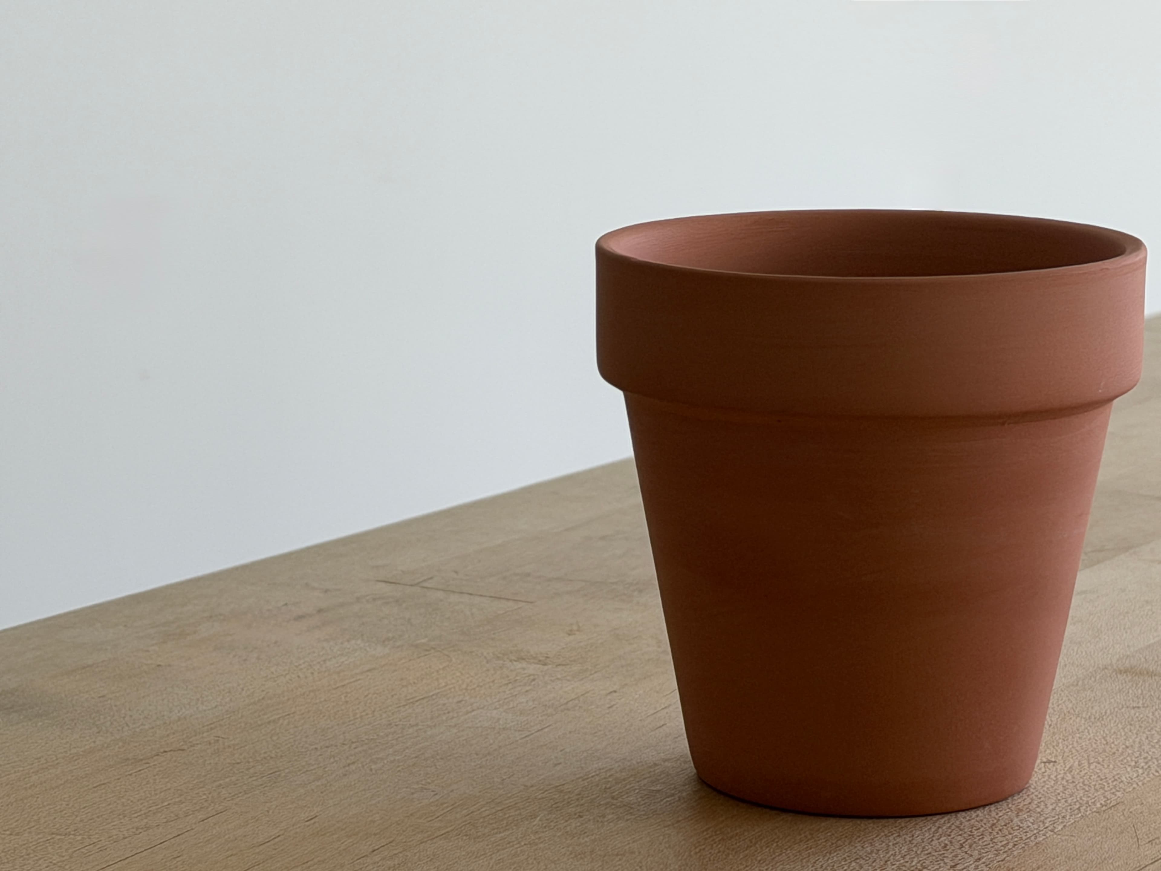 Bloom pot design studies showing ceramic vessel forms and hidden sensing components